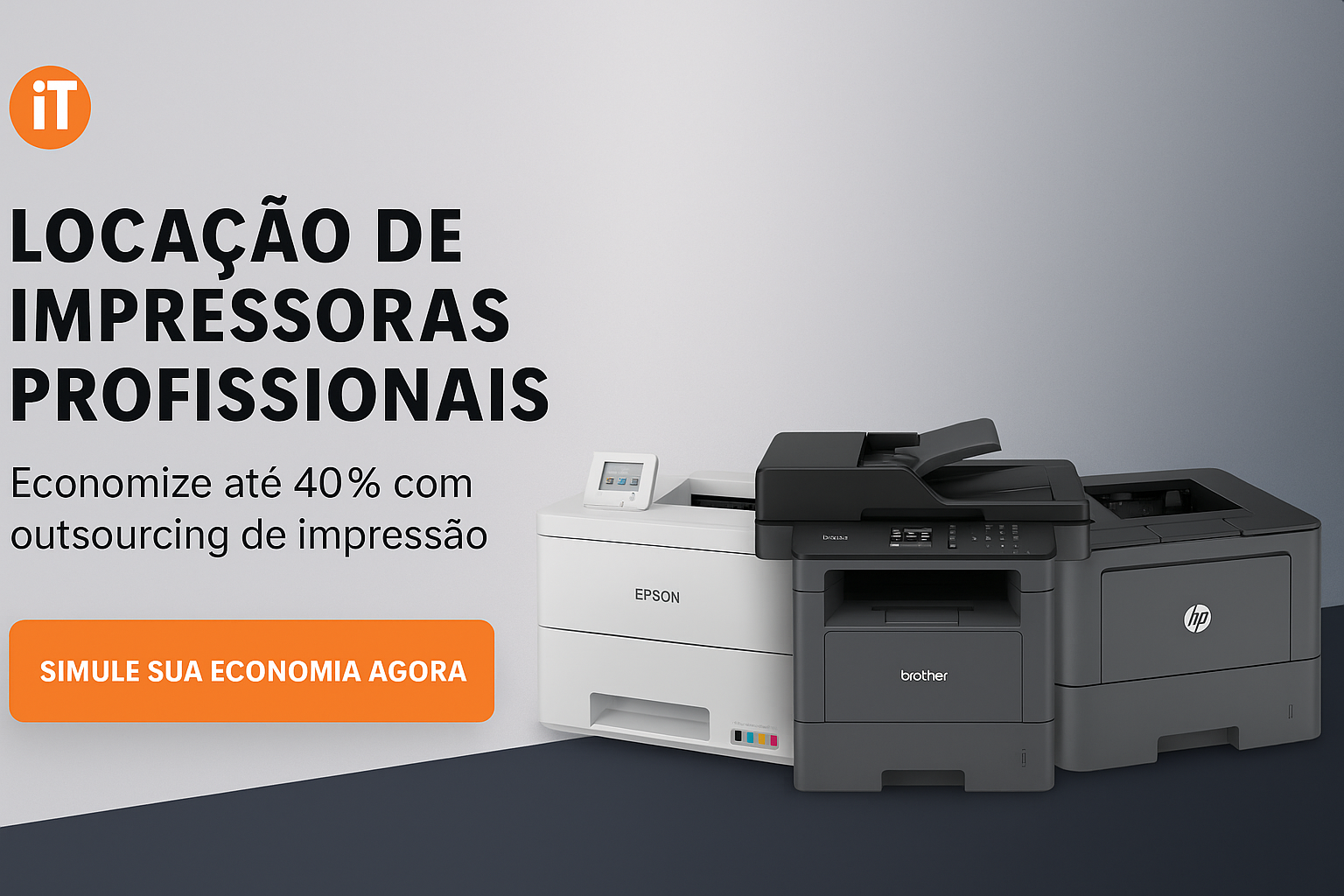 Impressoras multifuncionais profissionais - Economize até 40% com outsourcing de impressão